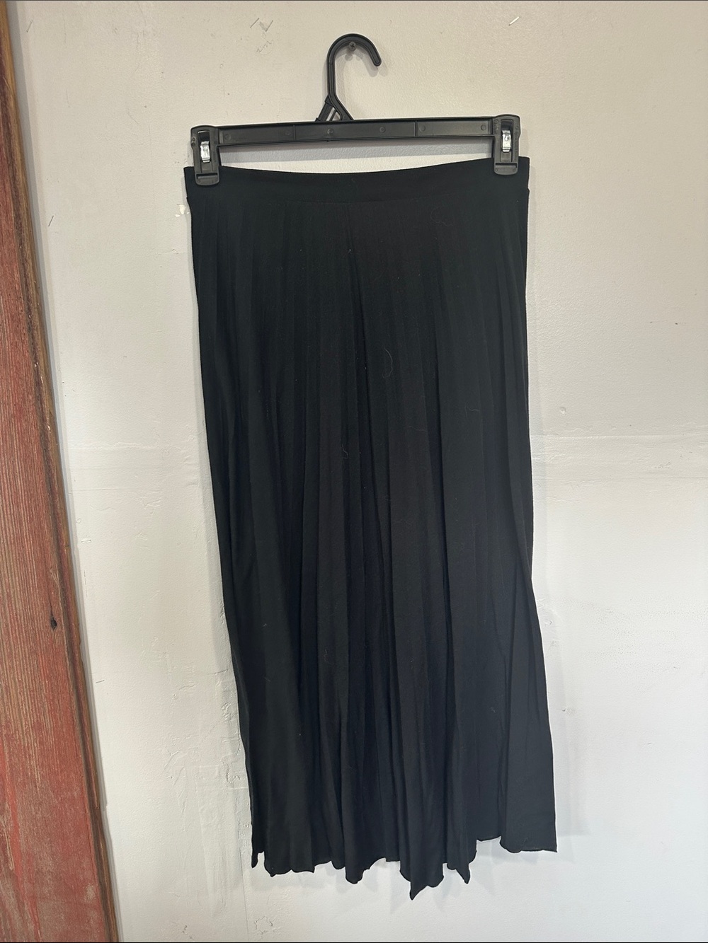 ASOS Maternity Black Pleated Maxi Skirt